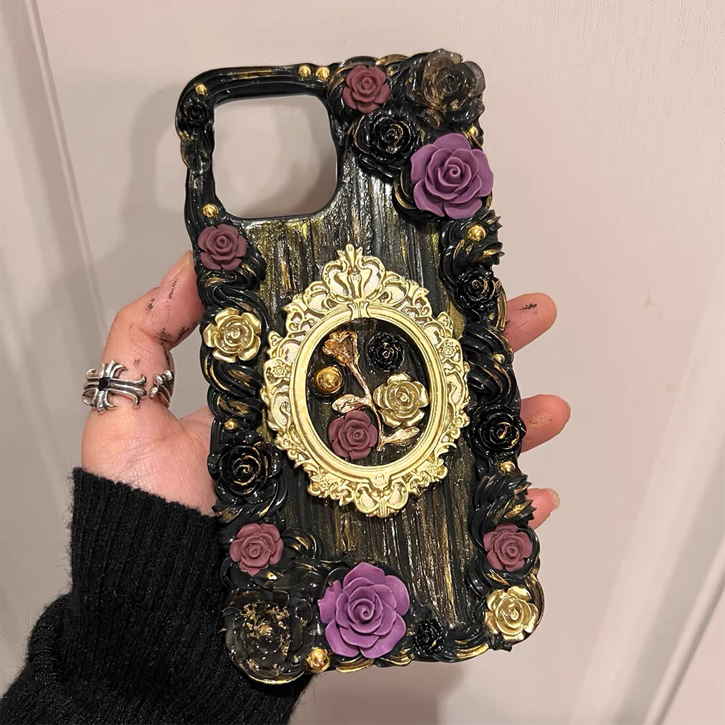 Classic colorful Baroque phone case, various styles available, iPhone, Pixel, Samsung