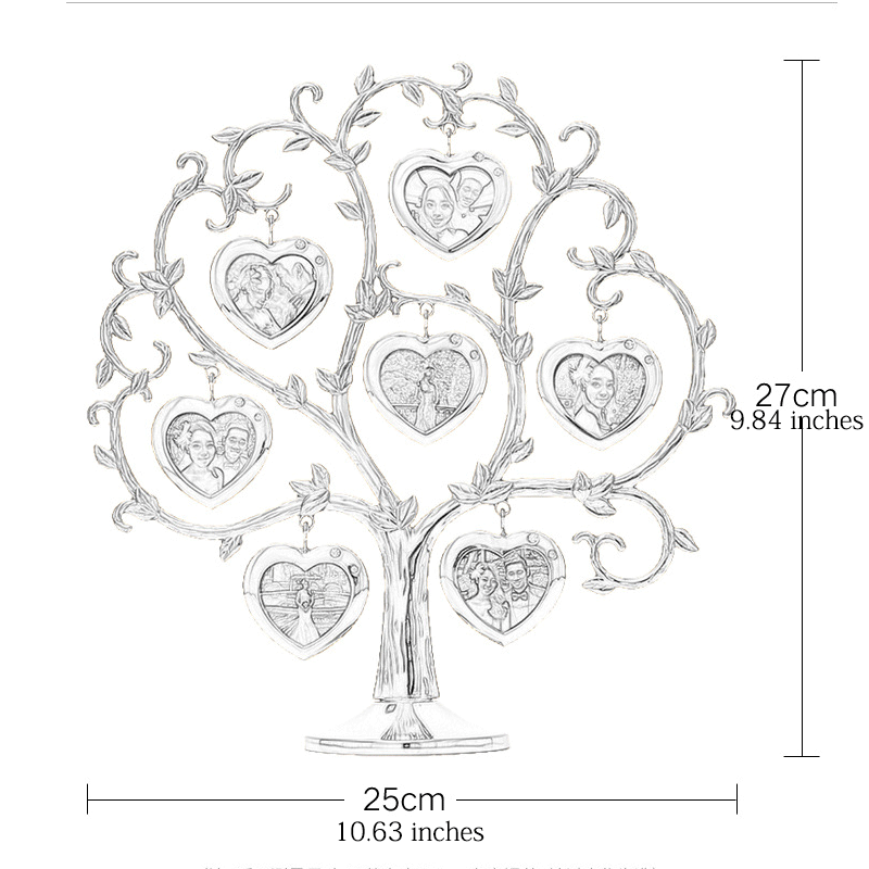 Apple tree, heart-shaped tree, photo tree, memorial tree, perfect gift for every family, gift for others