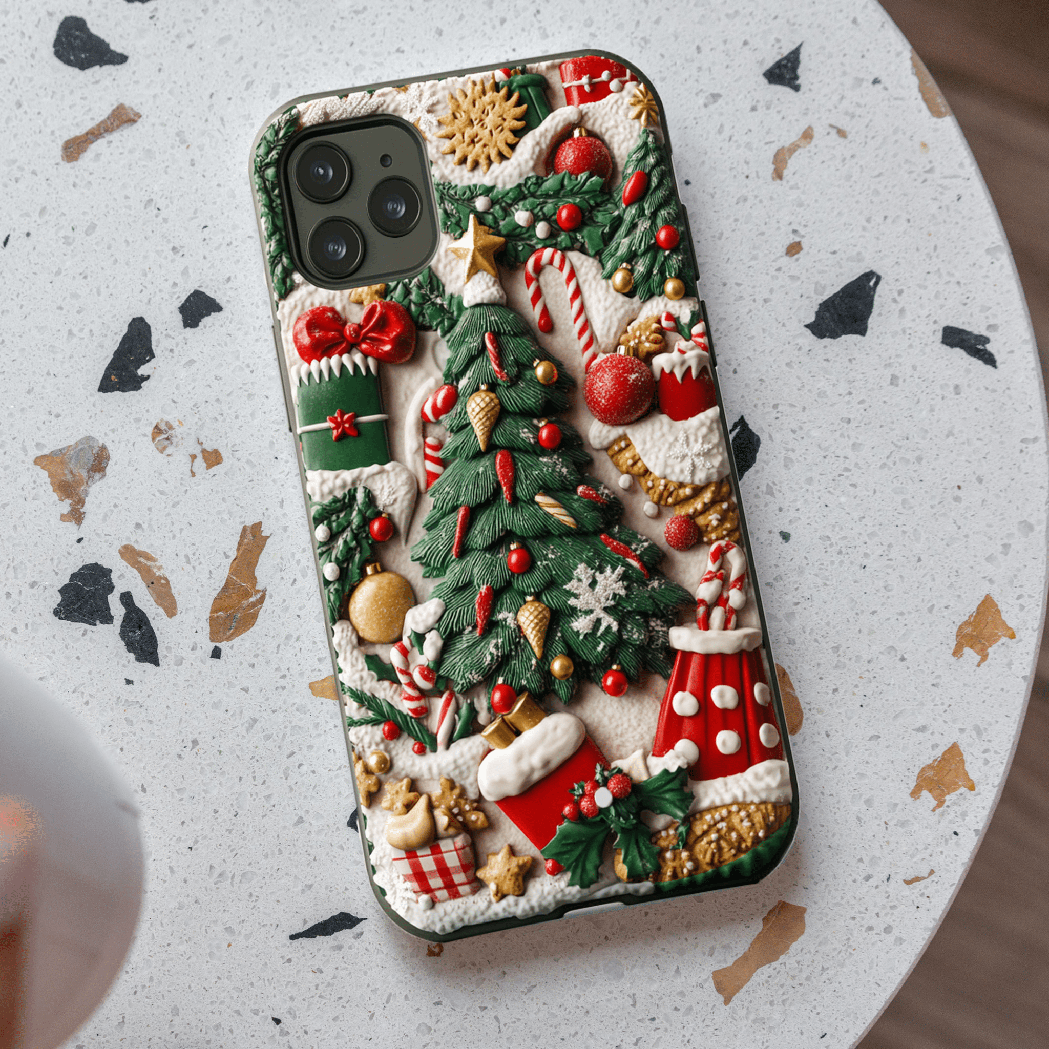 Christmas holiday magic phone cases, multiple styles available, iPhone, Pixel, Samsung