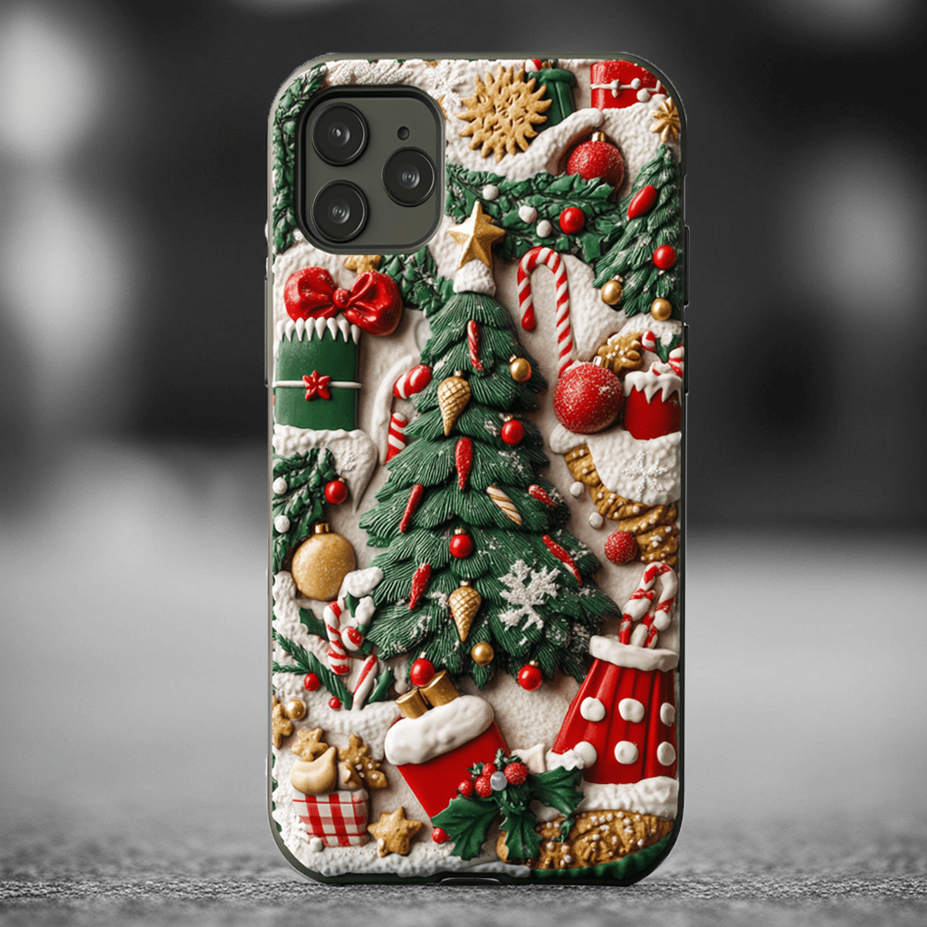 Christmas holiday magic phone cases, multiple styles available, iPhone, Pixel, Samsung