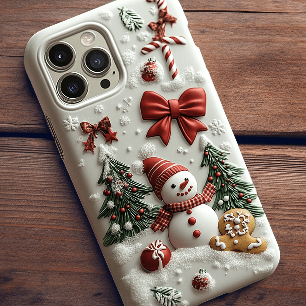 Christmas holiday magic phone cases, various styles available, iPhone, Pixel, Samsung