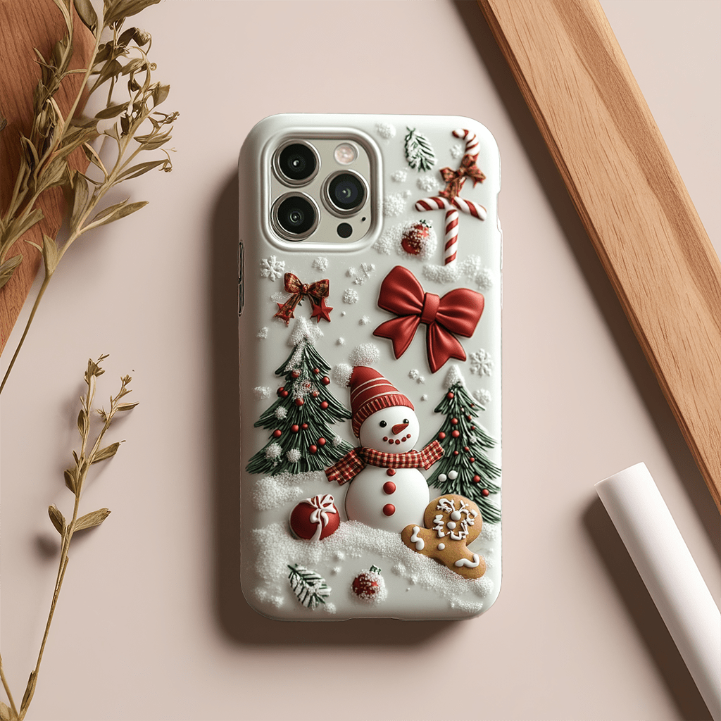 Christmas holiday magic phone cases, various styles available, iPhone, Pixel, Samsung