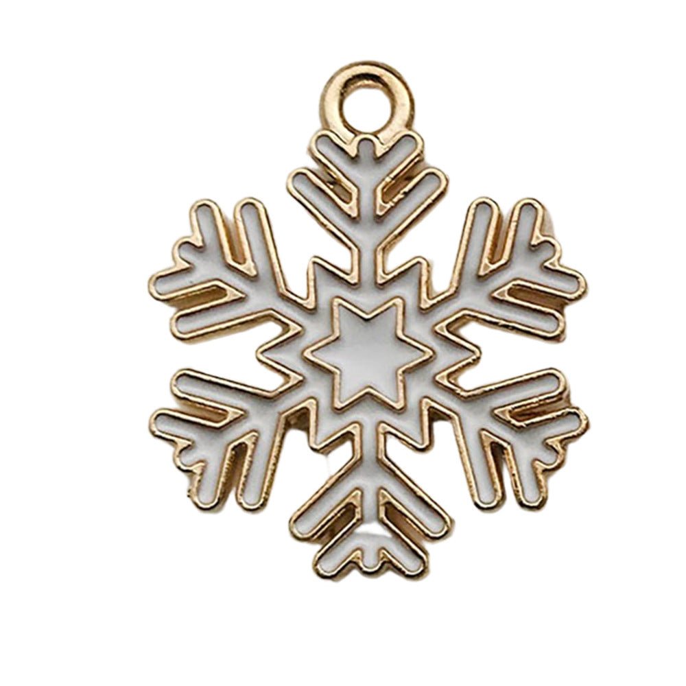 Christmas Snowflake Series,Personalized necklace matching, combination matching, necklace decorations, DIY necklace