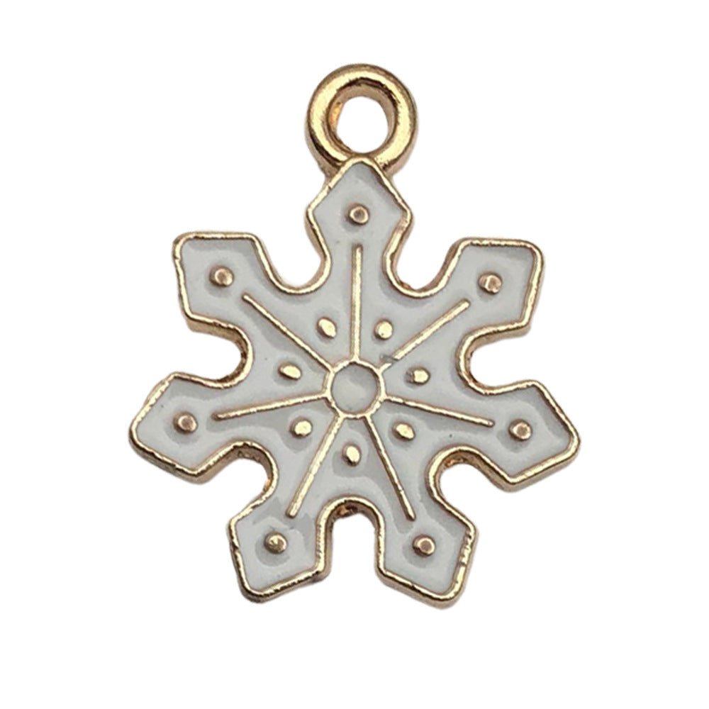 Christmas Snowflake Series,Personalized necklace matching, combination matching, necklace decorations, DIY necklace