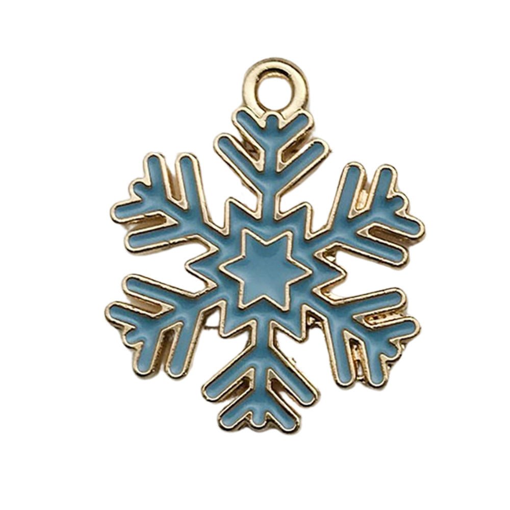 Christmas Snowflake Series,Personalized necklace matching, combination matching, necklace decorations, DIY necklace