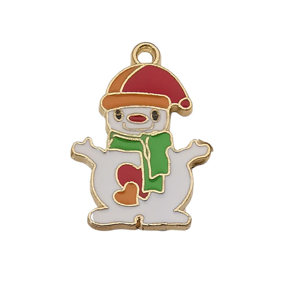 Christmas Snowman Series,Personalized necklace matching, combination matching, necklace decorations, DIY necklace