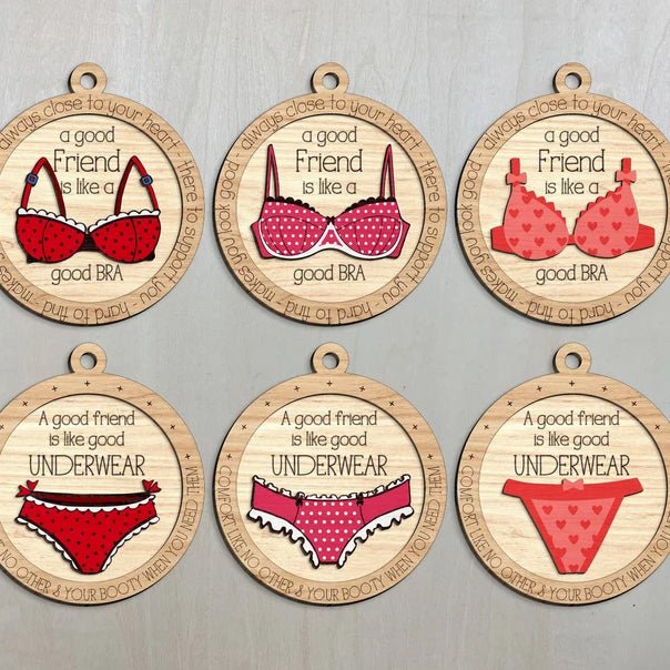 Christmas underwear ornaments, funny gifts, Christmas gifts, funny friend gifts