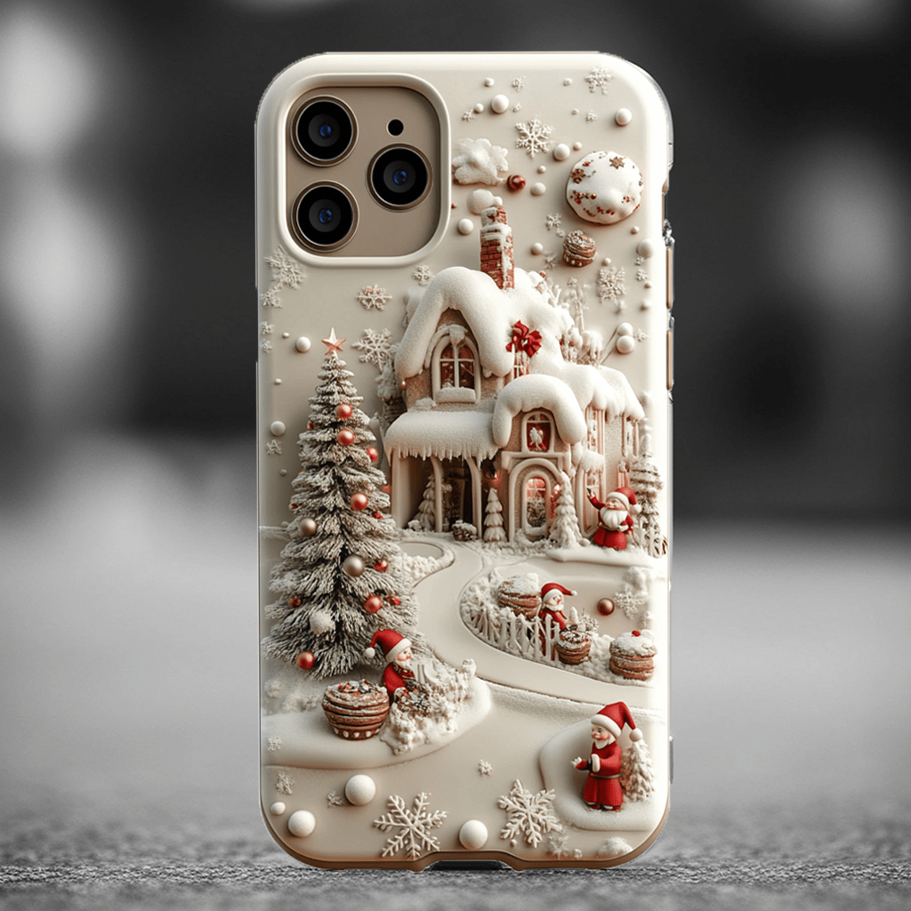 Christmas Winter Wonderland Phone Cases, Available in Multiple Styles, iPhone, Pixel, Samsung