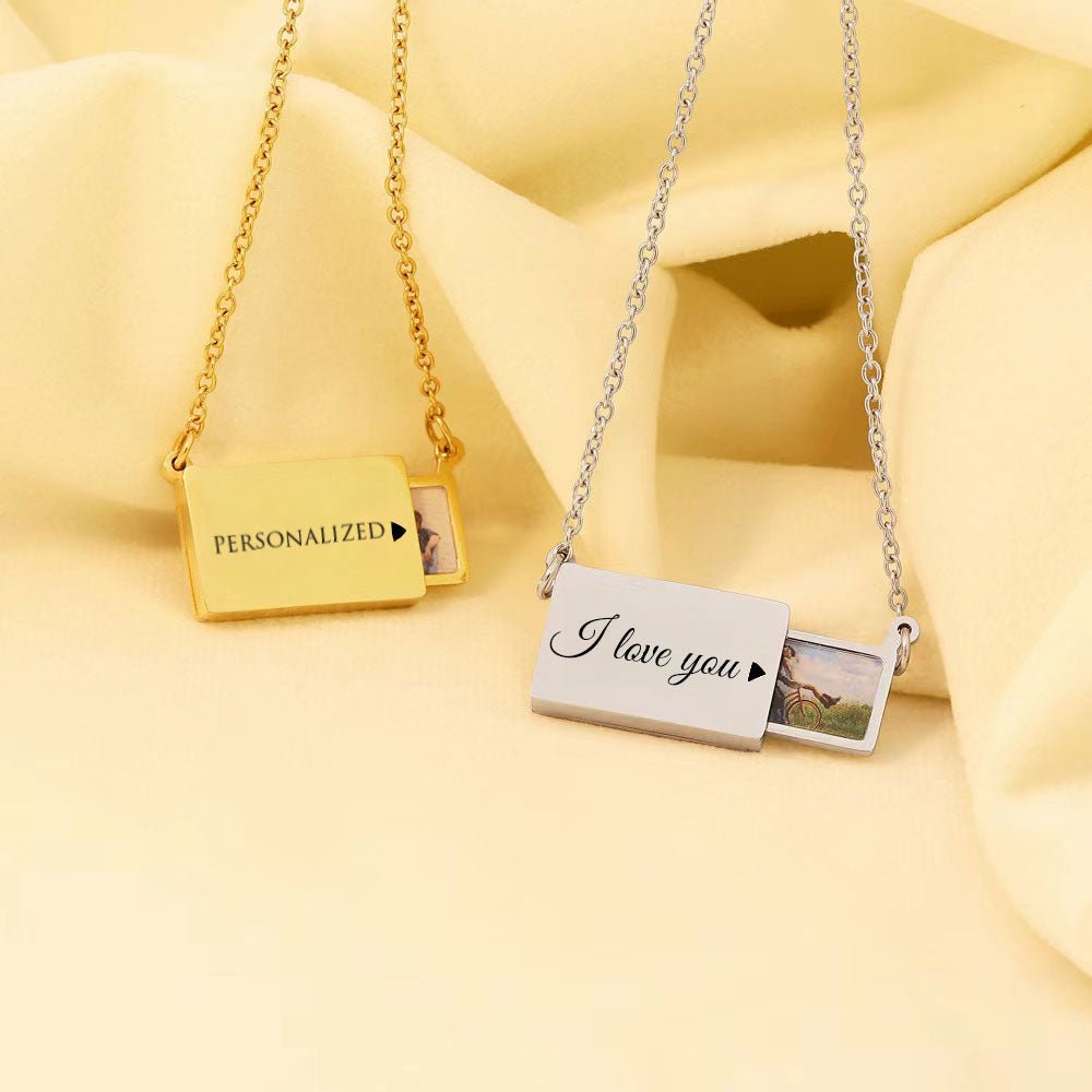 Create Lasting Memories with Our Personalized Photo Pendant Necklace，Suitable for gifts for various occasions