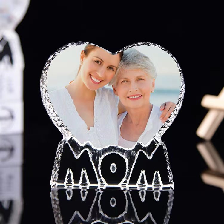 Create Timeless Memories with Personalized Crystal Image Engraving Ornaments