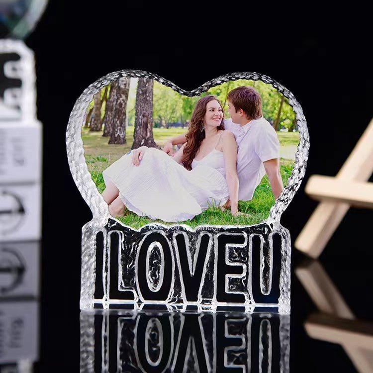 Create Timeless Memories with Personalized Crystal Image Engraving Ornaments