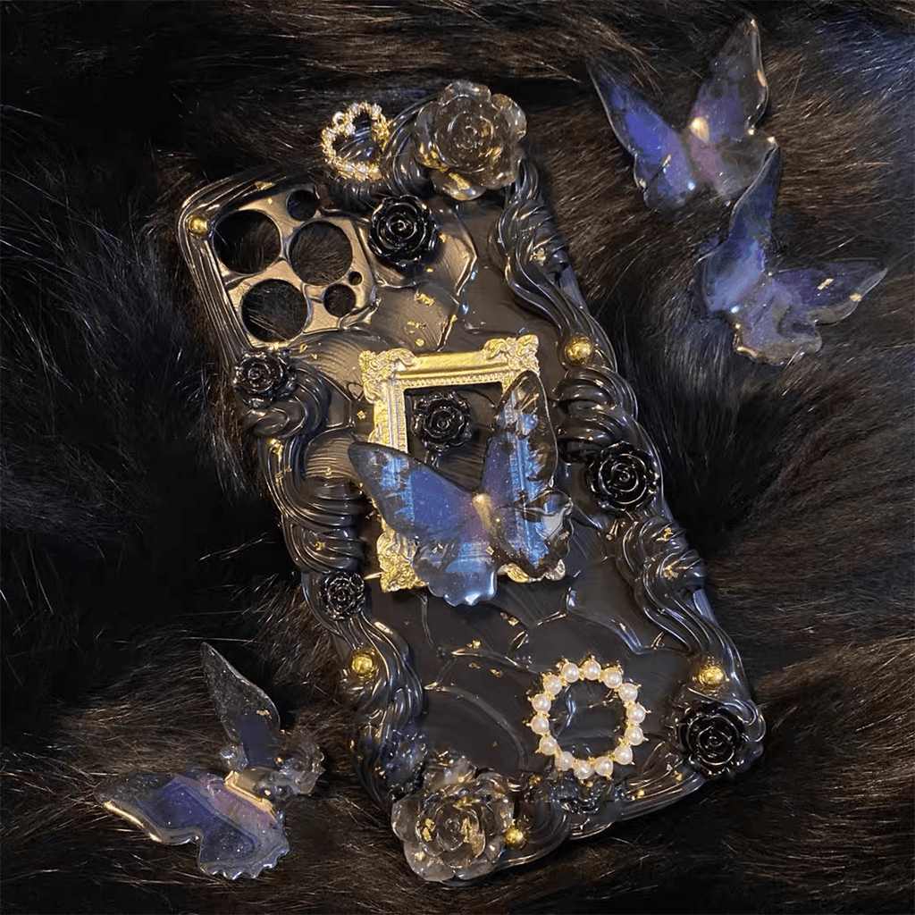 Elegant blooming Baroque phone case, multiple styles available, iPhone, Pixel, Samsung