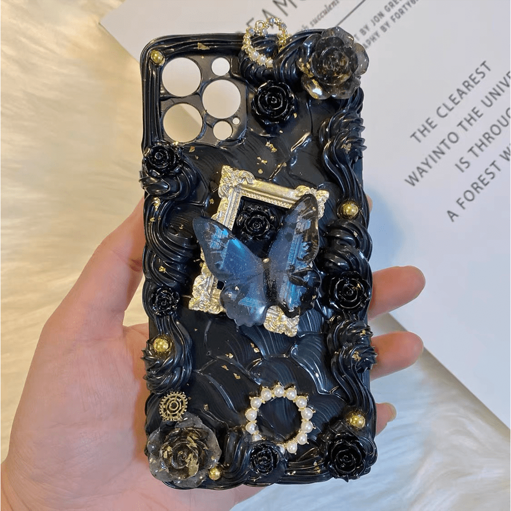 Elegant blooming Baroque phone case, multiple styles available, iPhone, Pixel, Samsung