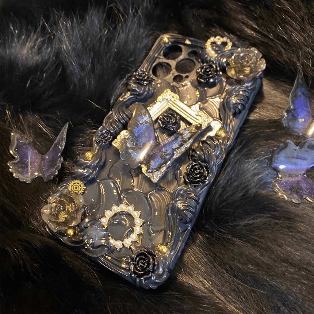 Elegant blooming Baroque phone case, multiple styles available, iPhone, Pixel, Samsung