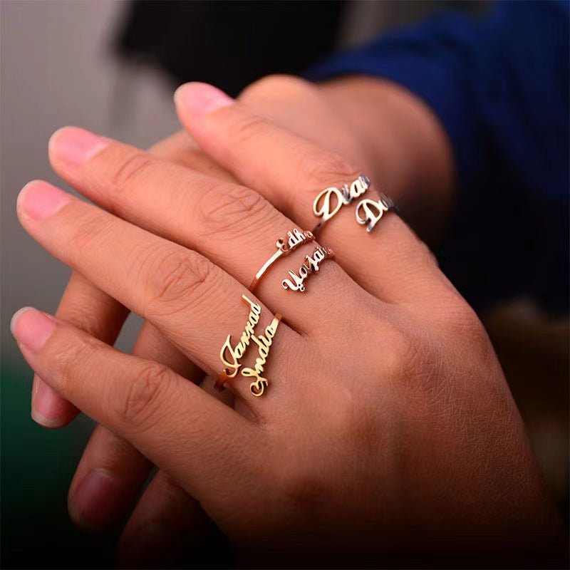 Exclusive personalized name ring💍