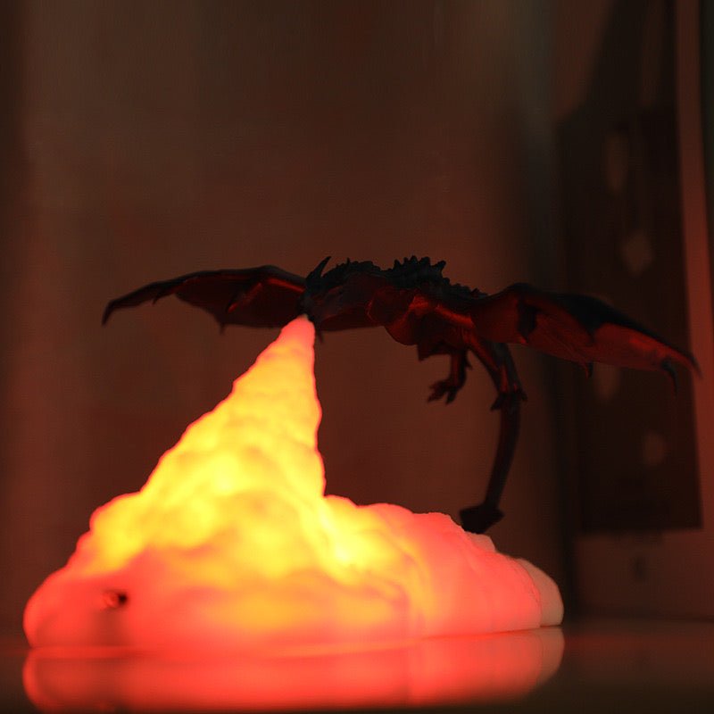 Fire Dragon Lamp，Ice Dragon Lamp，Artistic Lamp，Halloween table lamp，Monster Lamp