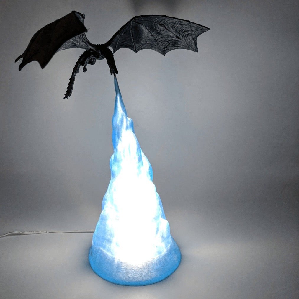 Fire Dragon Lamp，Ice Dragon Lamp，Artistic Lamp，Halloween table lamp，Monster Lamp