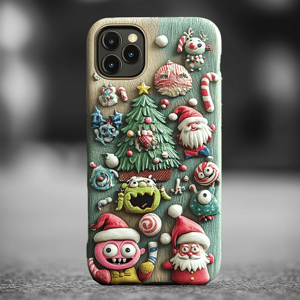 Funny Christmas phone cases, multiple styles to choose from, iPhone, Pixel, Samsung