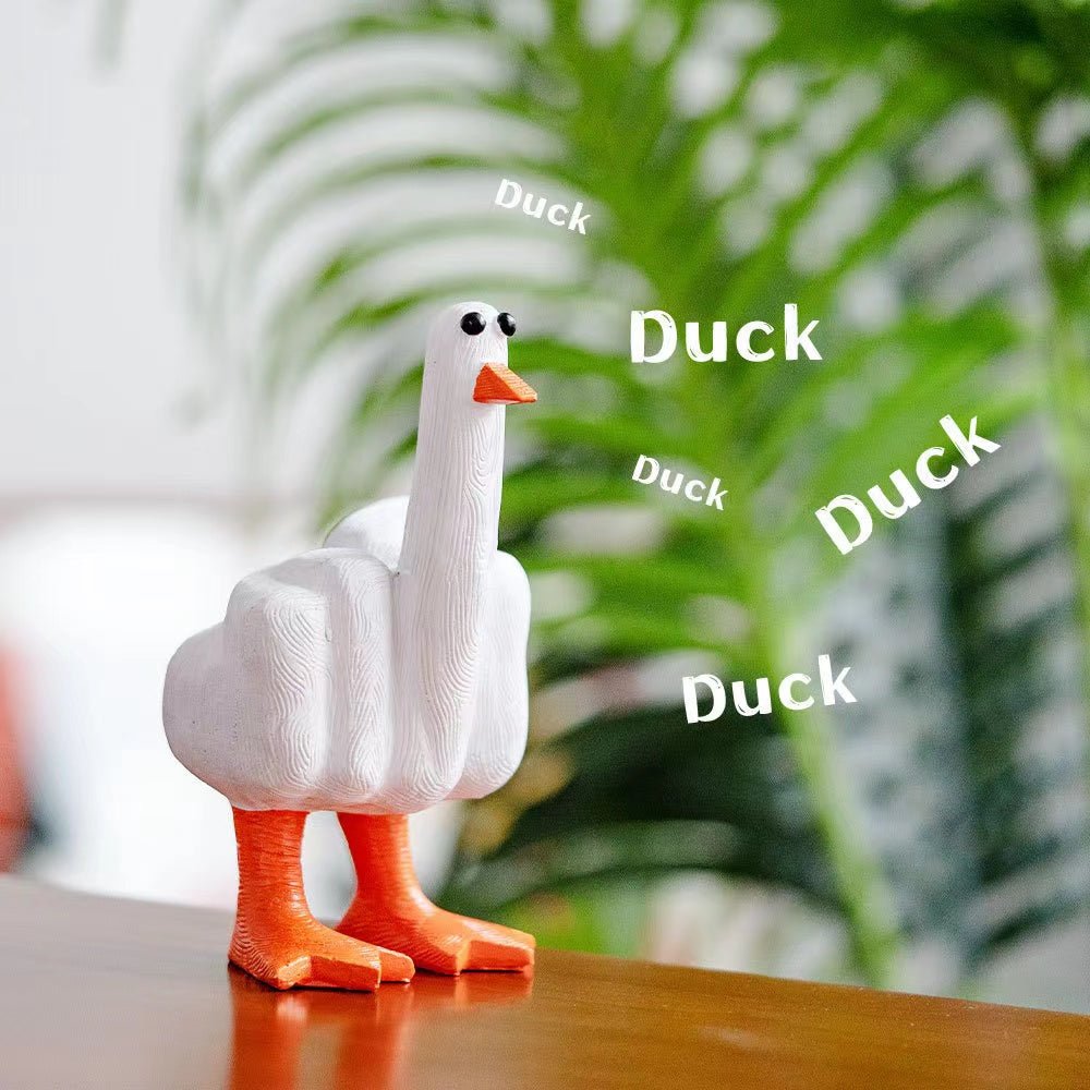 🦆 Funny Duck Figurine - Whimsical Design, Endless Fun! 🎉