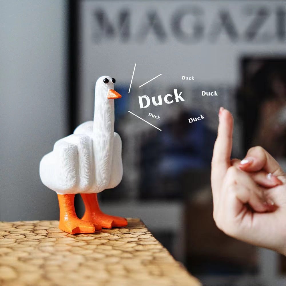 🦆 Funny Duck Figurine - Whimsical Design, Endless Fun! 🎉