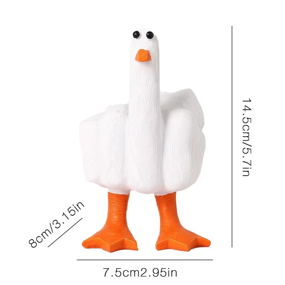 🦆 Funny Duck Figurine - Whimsical Design, Endless Fun! 🎉