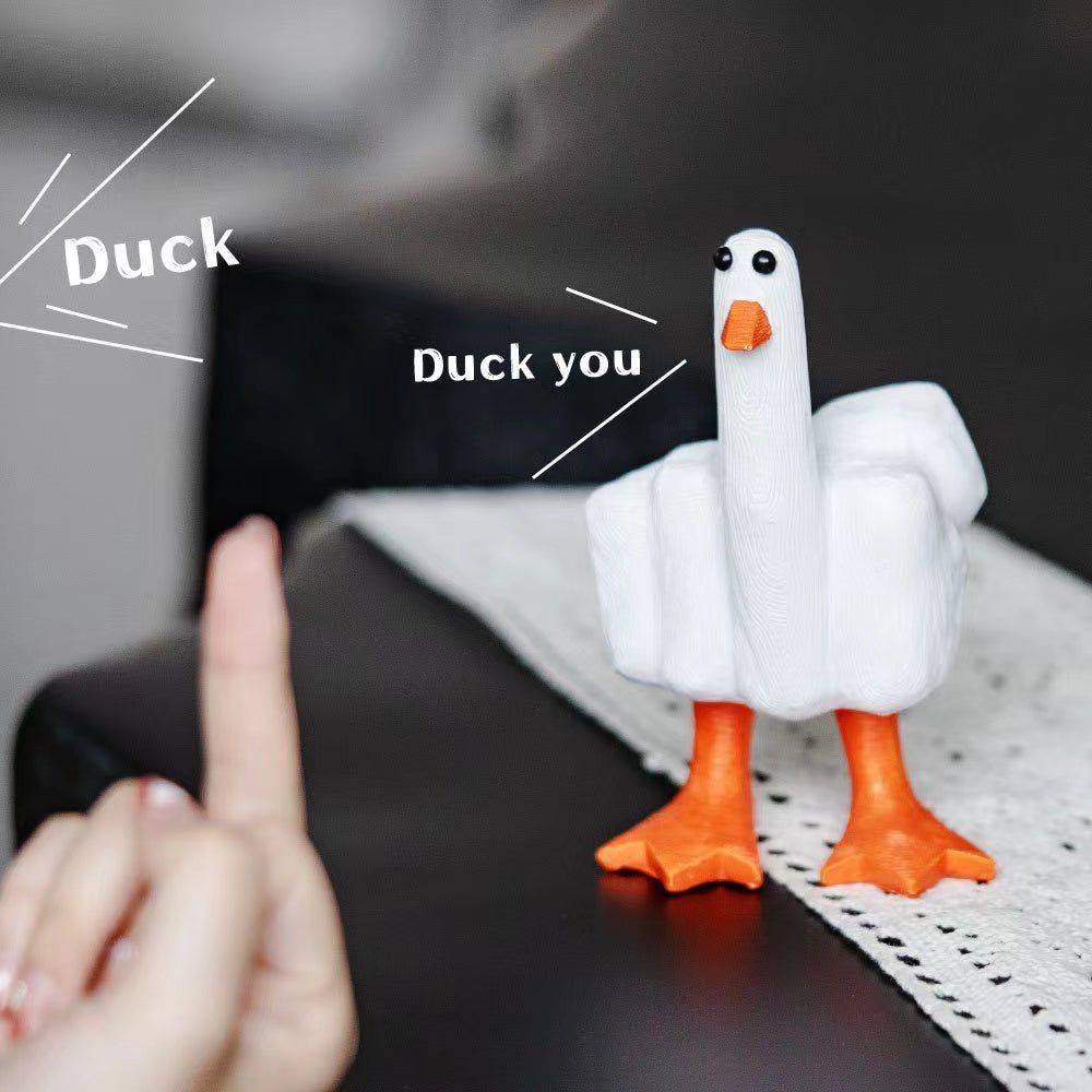 🦆 Funny Duck Figurine - Whimsical Design, Endless Fun! 🎉