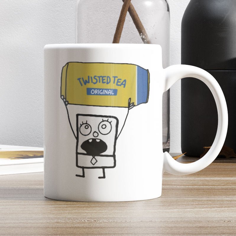 Funny mug, funny twisted mug, doodle bob twisted mug!!!