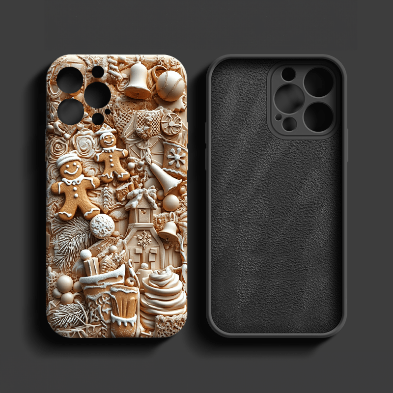 Gingerbread Story Phone Cases, Available in Multiple Styles, iPhone, Pixel, Samsung