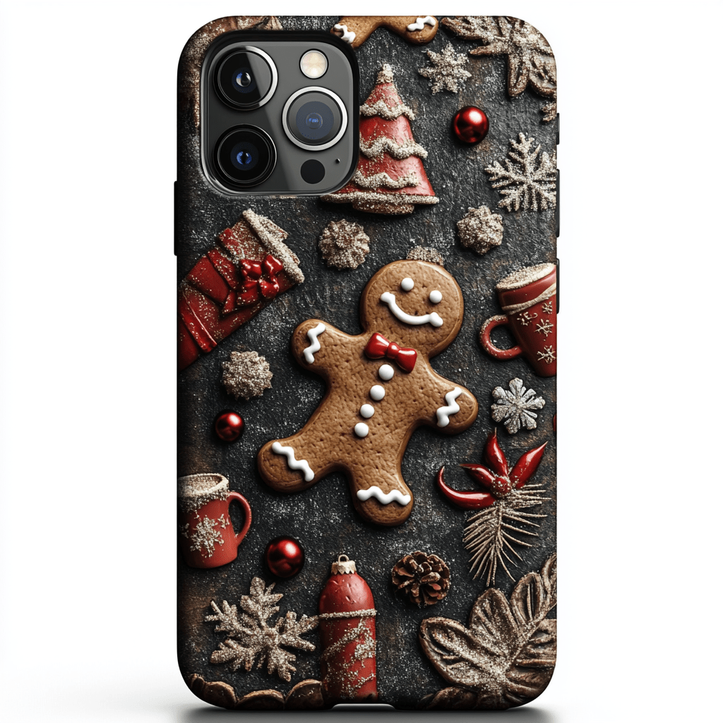 Gingerbread Story Phone Cases, Available in Multiple Styles, iPhone, Pixel, Samsung