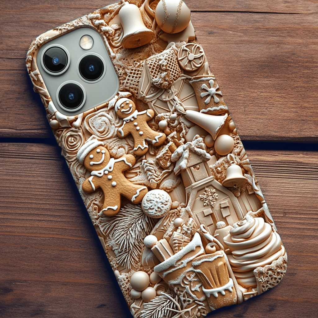 Gingerbread Story Phone Cases, Available in Multiple Styles, iPhone, Pixel, Samsung