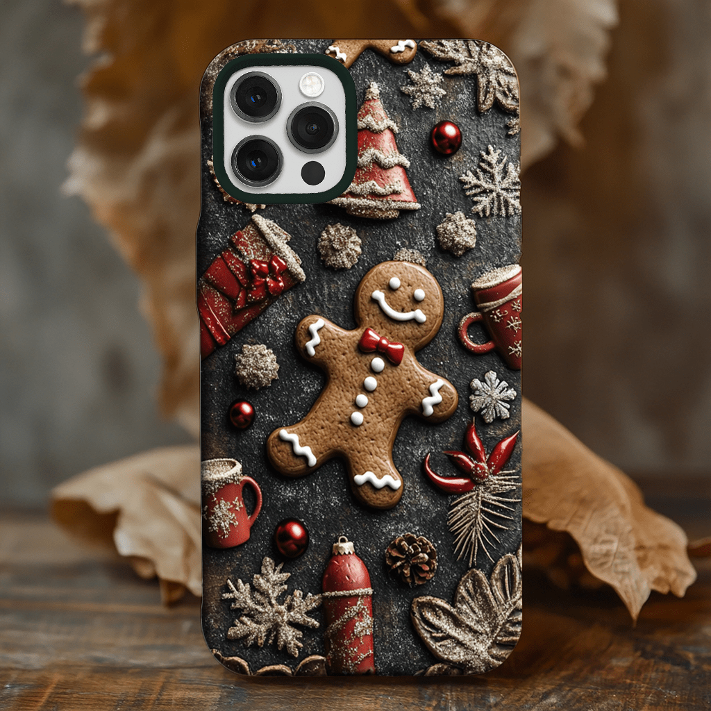 Gingerbread Story Phone Cases, Available in Multiple Styles, iPhone, Pixel, Samsung