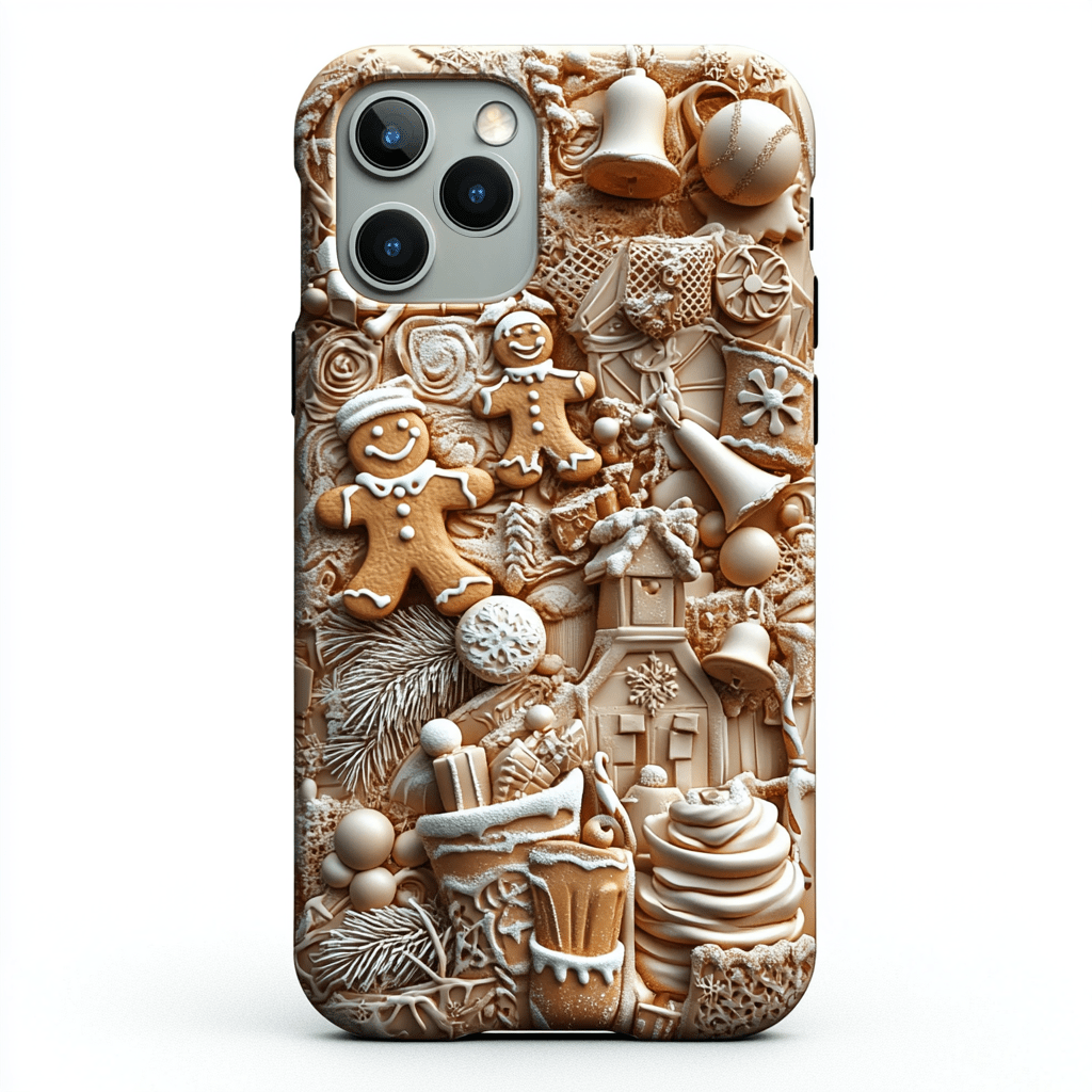 Gingerbread Story Phone Cases, Available in Multiple Styles, iPhone, Pixel, Samsung