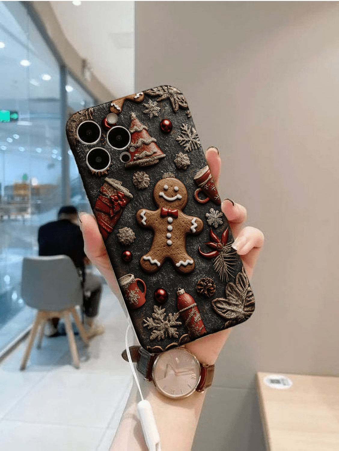 Gingerbread Story Phone Cases, Available in Multiple Styles, iPhone, Pixel, Samsung