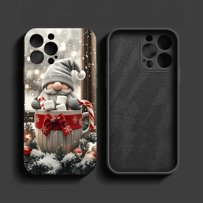 Gnome Sweet Christmas Phone Cases, Available in Multiple Styles, iPhone, Pixel, Samsung