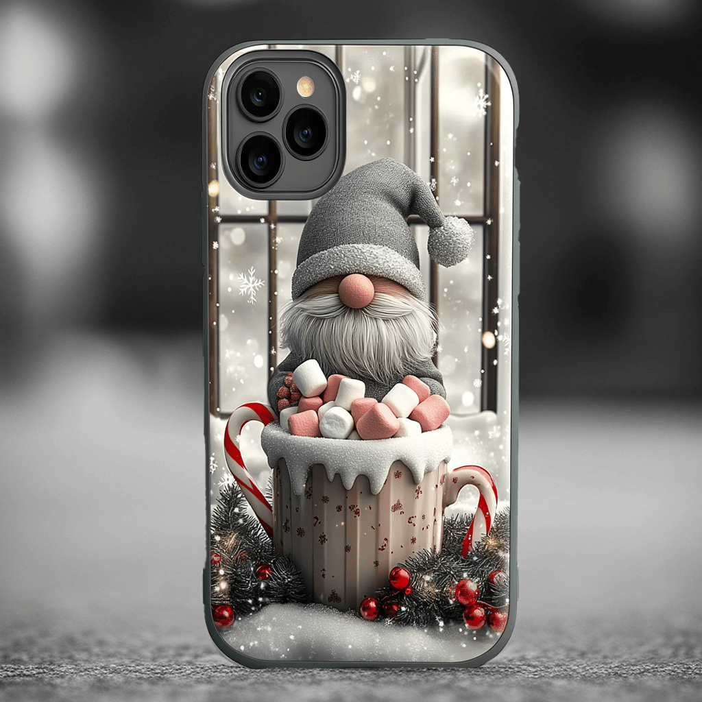 Gnome Sweet Christmas Phone Cases, Available in Multiple Styles, iPhone, Pixel, Samsung