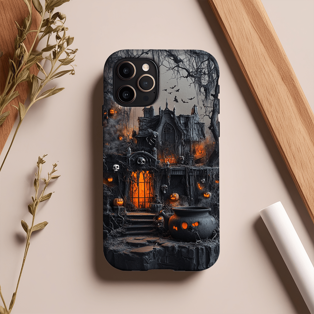 Halloween magic themed phone cases, multiple styles available, iPhone, Pixel, Samsung