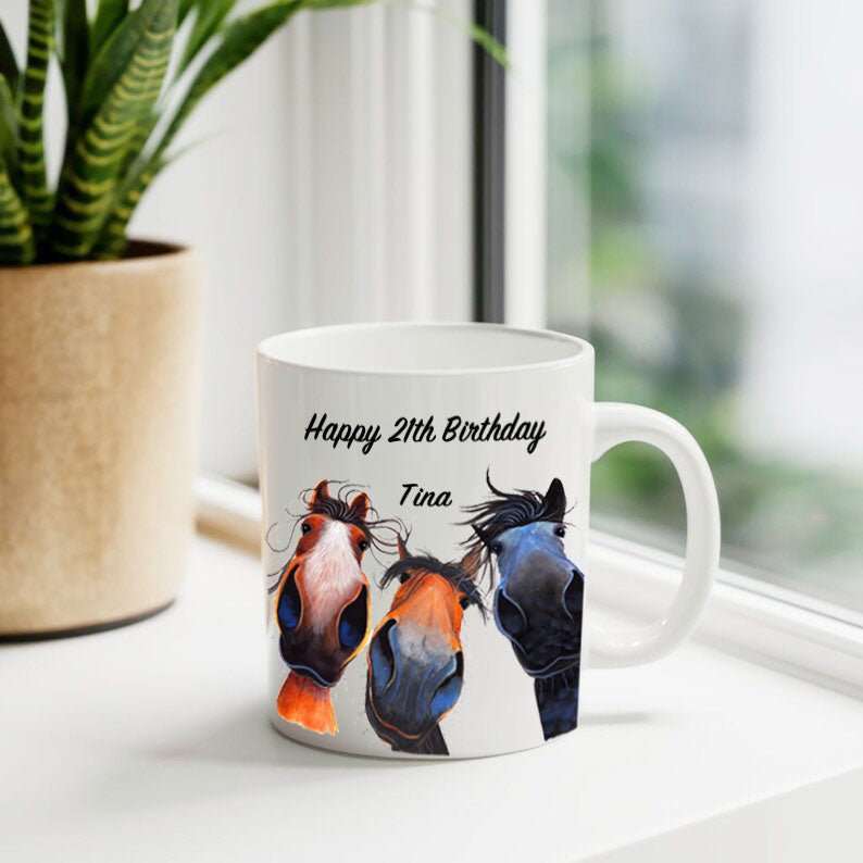 Happpy horse mug