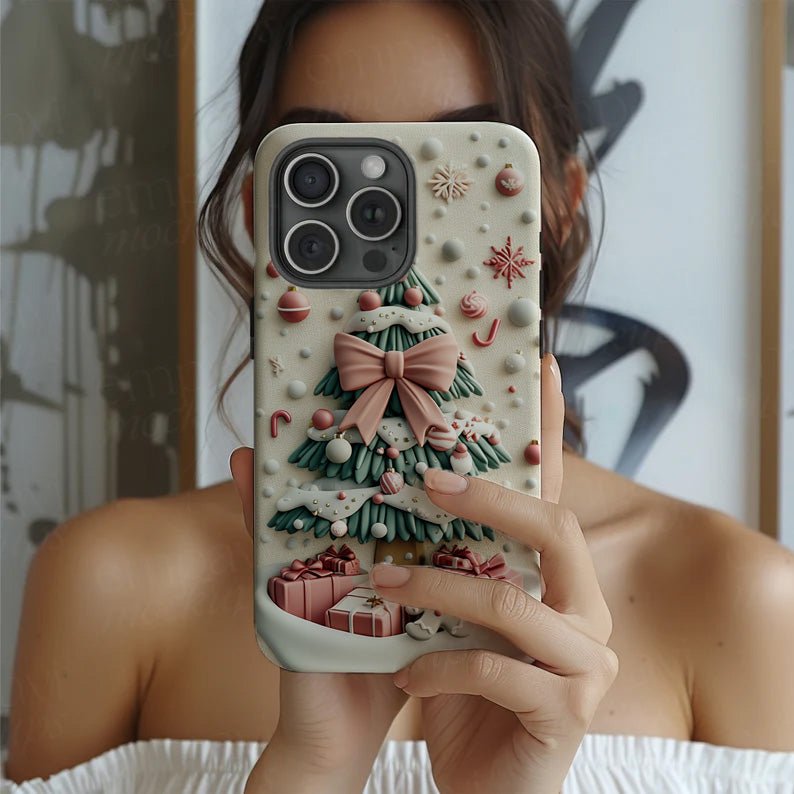 Holiday phone case,A Festive Combination, iPhone, Pixel, Samsung