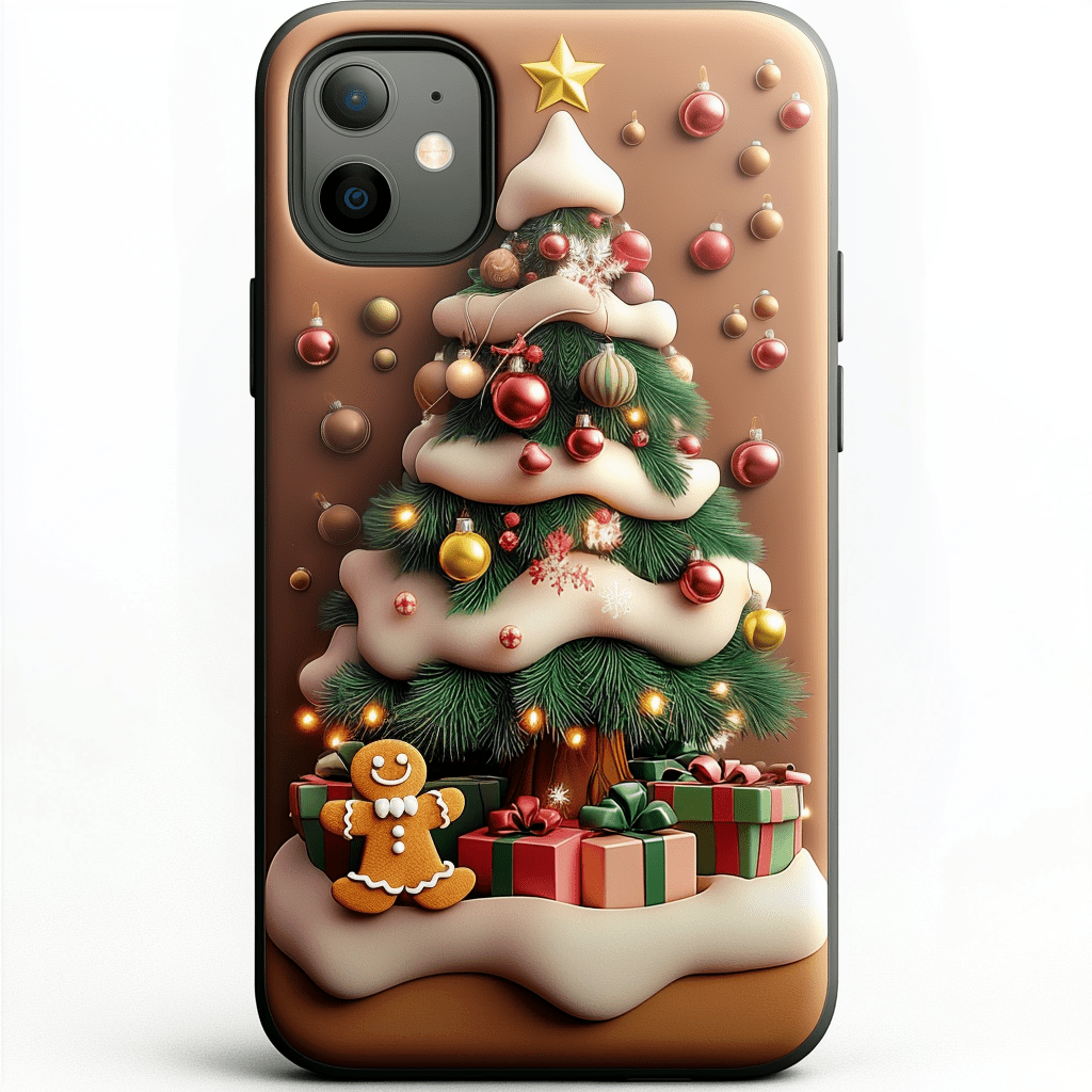 Holiday phone case,A Festive Combination, iPhone, Pixel, Samsung