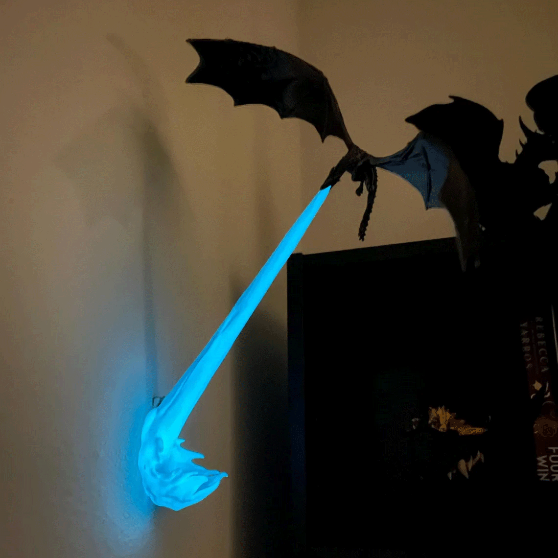 Ignite Fantasy and Magic: A Unique Dragon's Breath Figurine, Adding a Touch of Mystery and Power to Your Space with This Illuminating Art Piece!