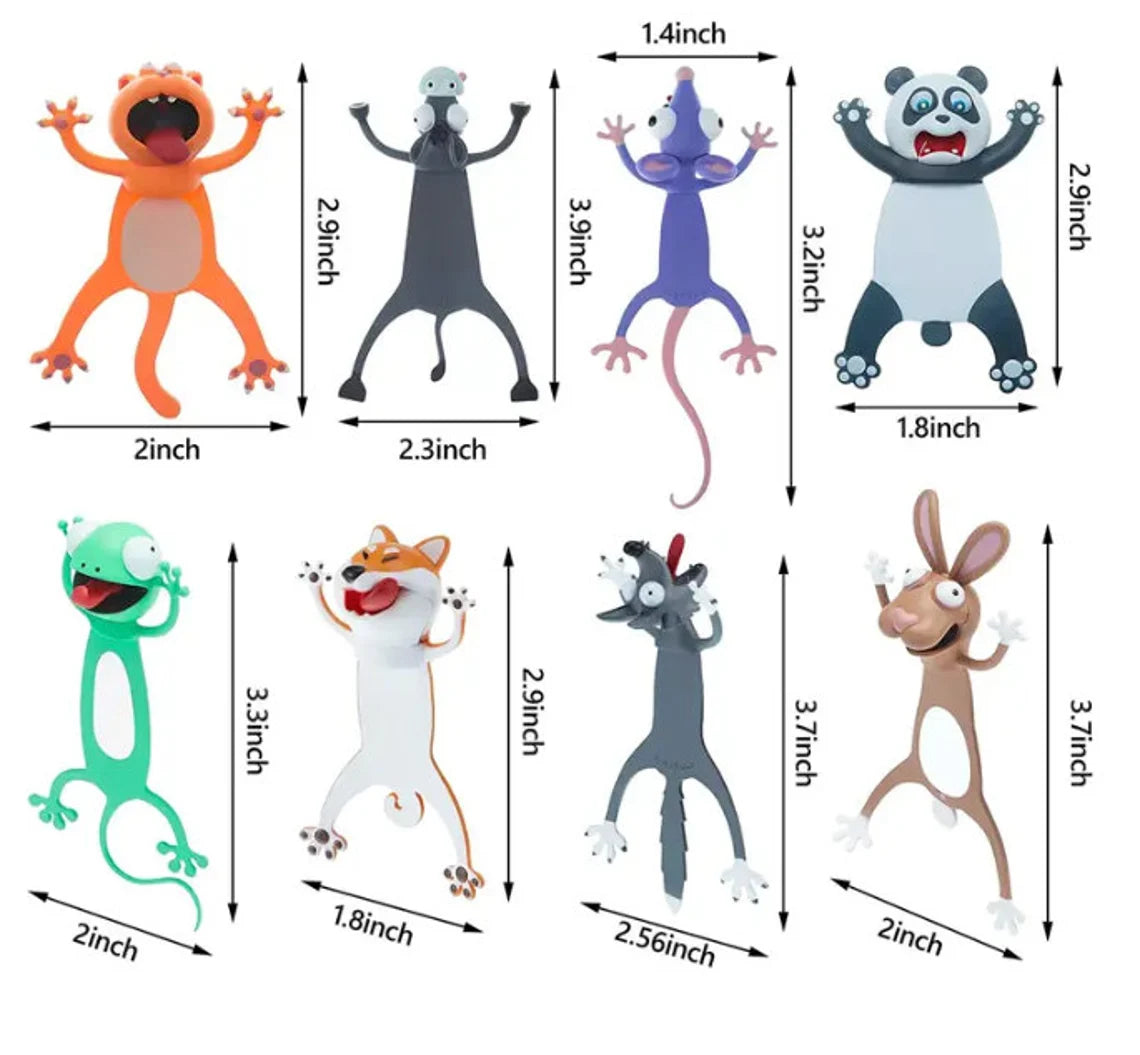 Squashed Animal  Wacky Bookmarks