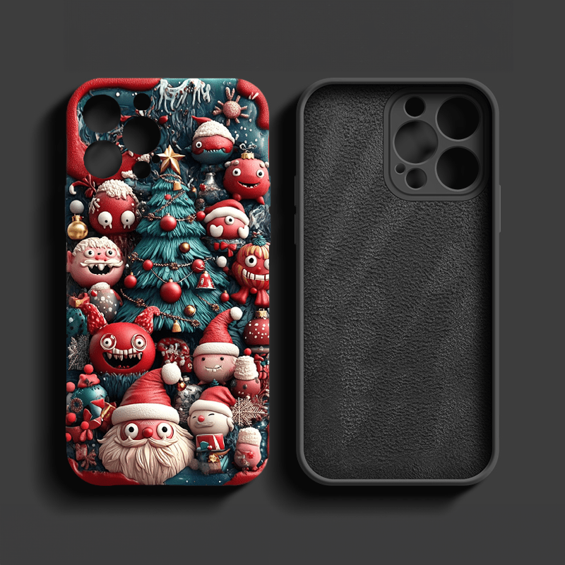 Little Monster Christmas phone case, multiple styles to choose from, iPhone, Pixel, Samsung