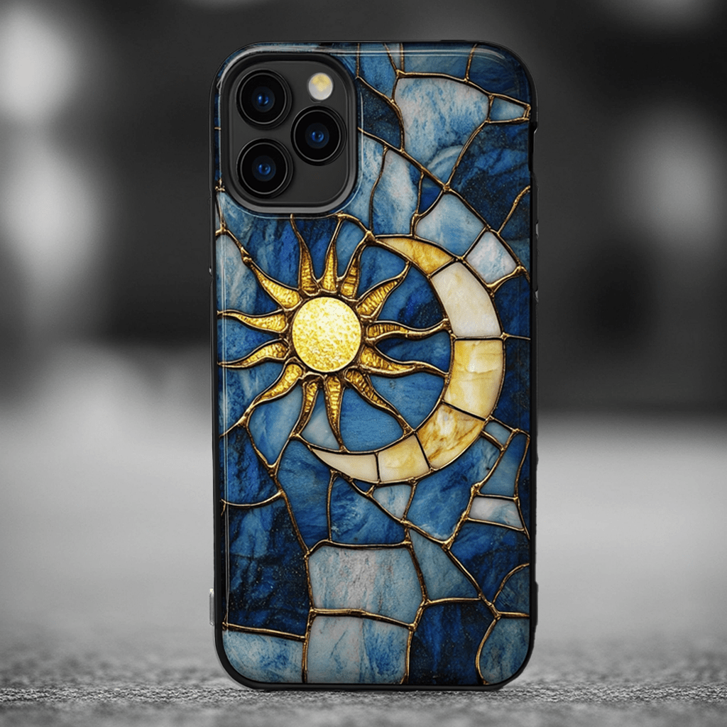 Moon and Sun Phone Cases, Multiple Styles Available, iPhone, Pixel, Samsung