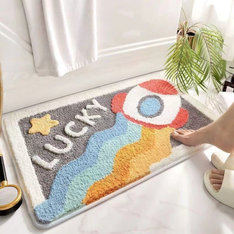 ✨ Non-Slip Absorbent Bath Mat - Multiple Designs, Easy to Clean, Make Every Day a Lucky Day! 🚀🌟