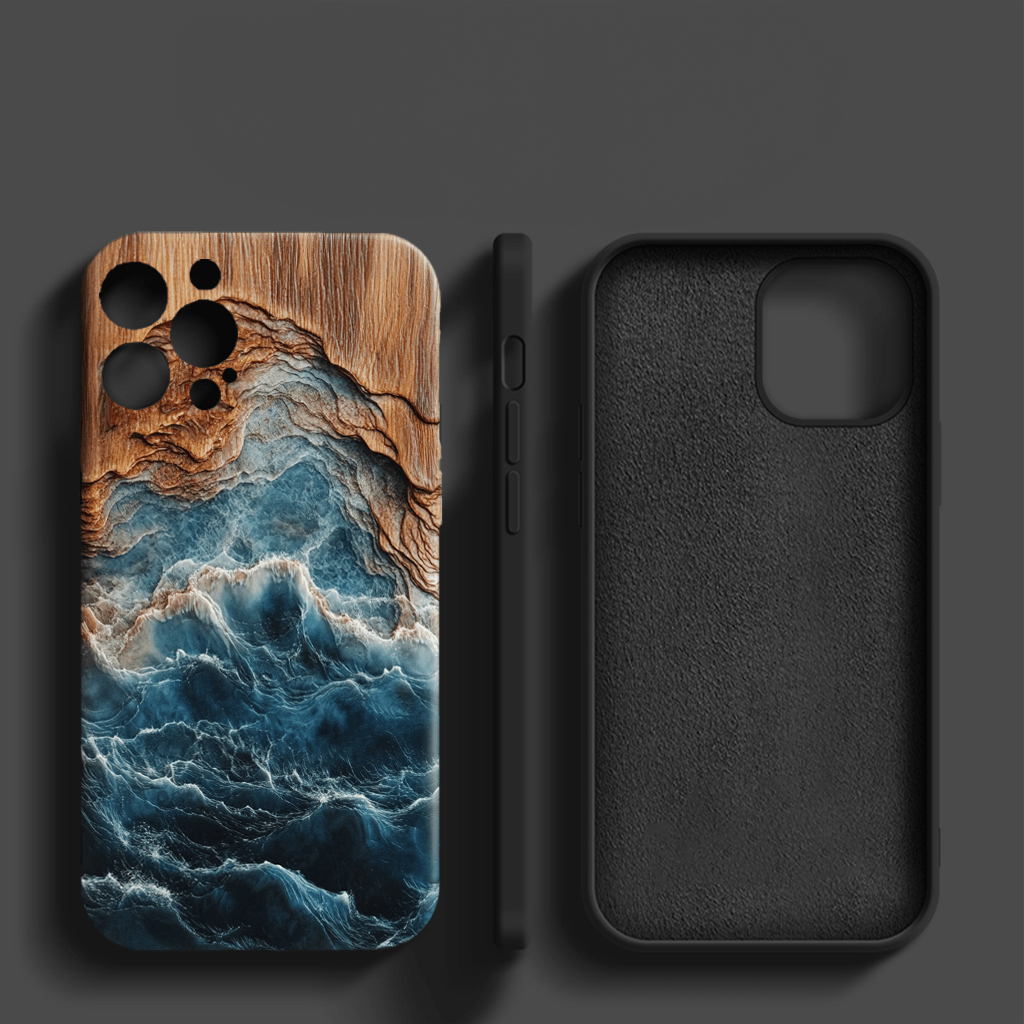 Ocean Blues phone cases, multiple styles available, iPhone, Pixel, Samsung