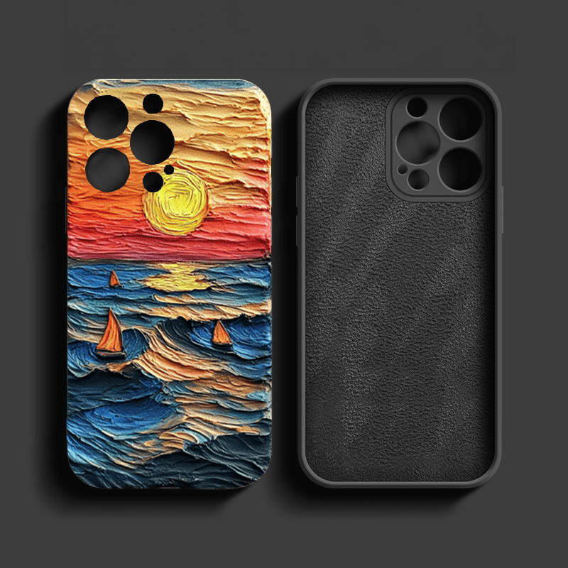 Oil painting style mobile phone cases, various styles available, iPhone, Pixel, Samsung