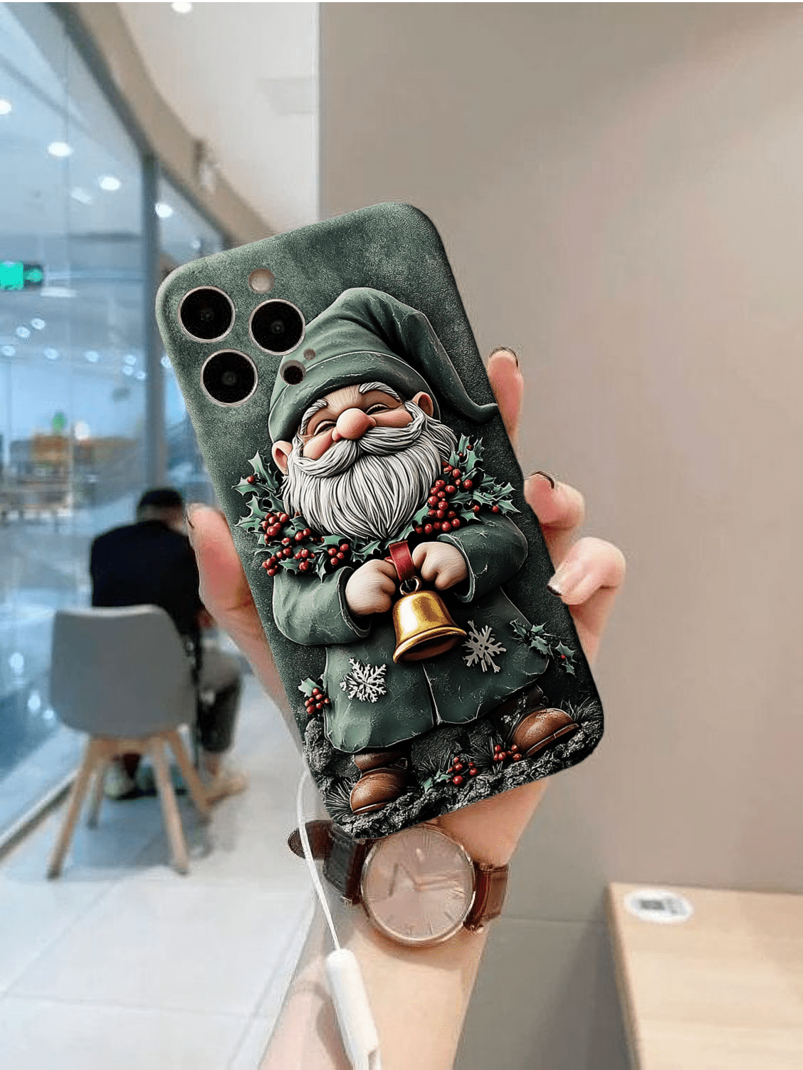 Old Man and Green Fruit Phone Cases, Multiple Styles Available, iPhone, Pixel, Samsung