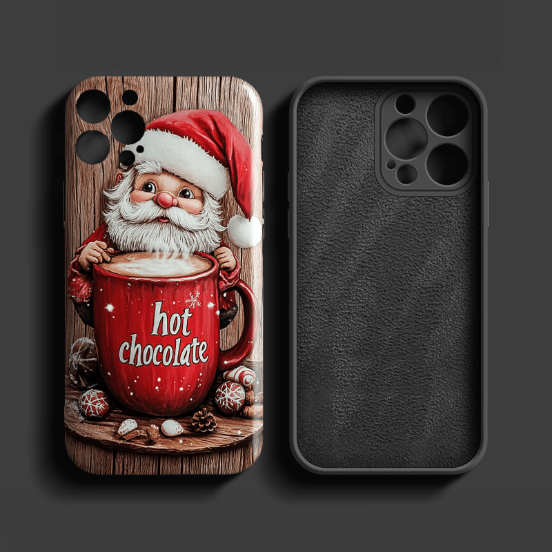 Old Man and Hot Cocoa phone cases, multiple styles available, iPhone, Pixel, Samsung