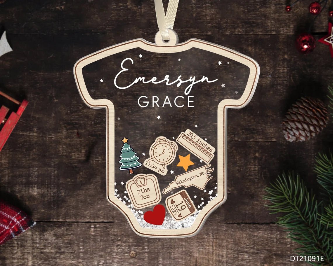 Personalise Baby's First Christmas Ornament