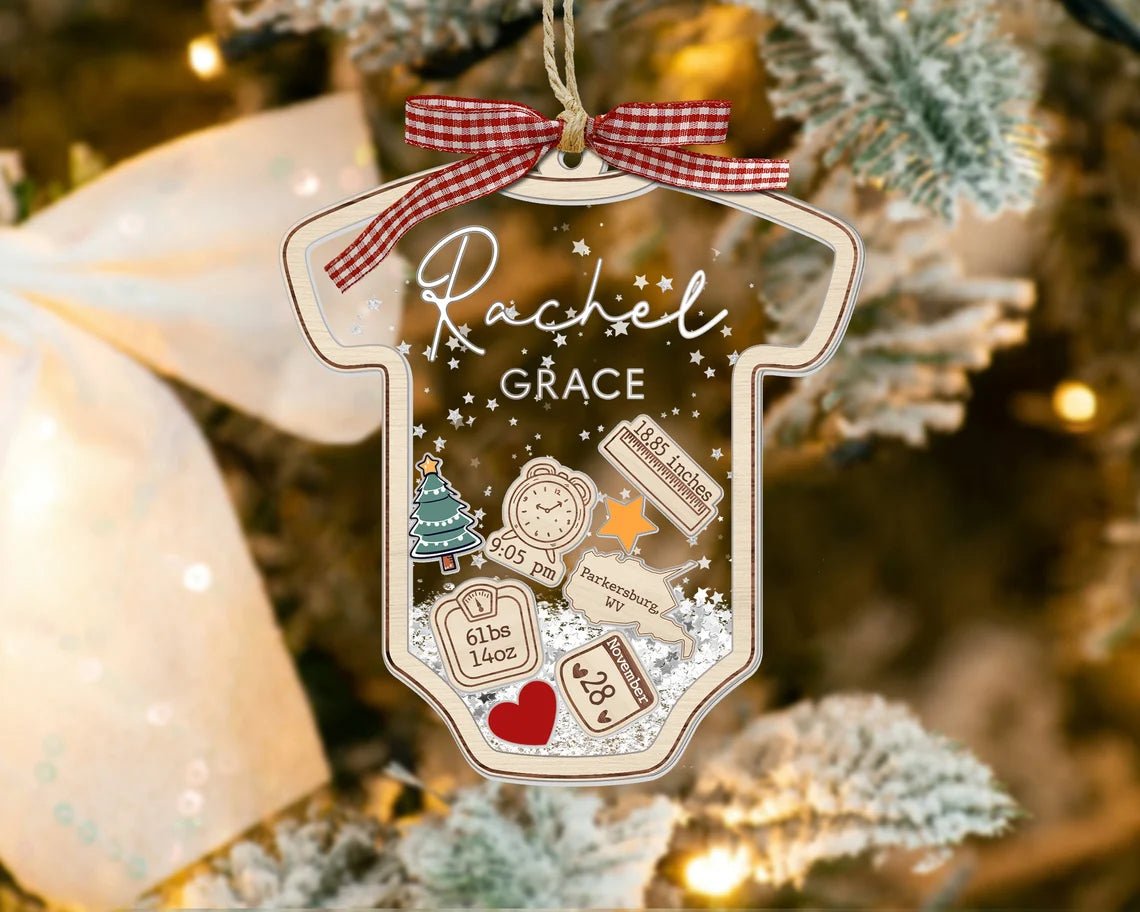 Personalise Baby's First Christmas Ornament